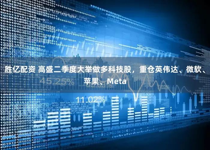 胜亿配资 高盛二季度大举做多科技股，重仓英伟达、微软、苹果、Meta